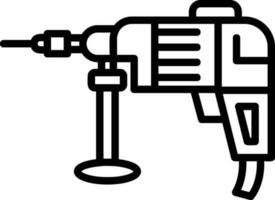 Drilling machine Vector Icon Design