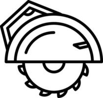 Circular saw Vector Icon Design