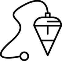 Plumb bob Vector Icon Design