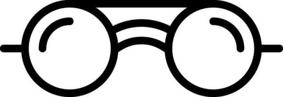 Eyeglasses Vector Icon Design
