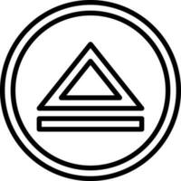 Eject Vector Icon Design