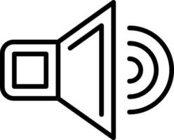 diseño de icono de vector de altavoz