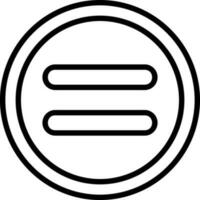 Equal Vector Icon Design