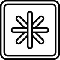 Asterisk Vector Icon Design