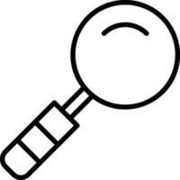 Magnifying Glass Vector Icon Design