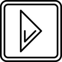 Arrowhead Right Vector Icon Design