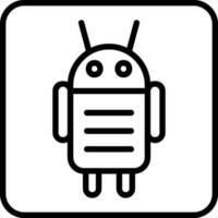 Android Character Vector Icon Design