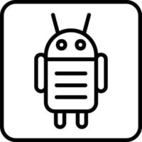 Android Character Vector Icon Design