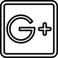 Google Plus Vector Icon Design