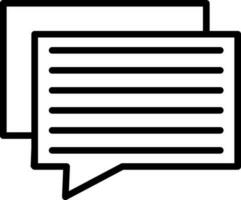 Conversation Vector Icon Design