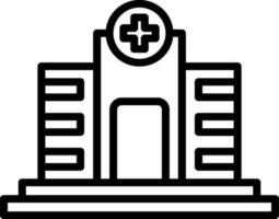 diseño de icono de vector de hospital