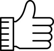 Thumb up Vector Icon Design