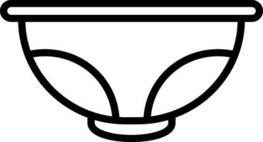 Bowl Vector Icon Design