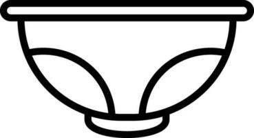 Bowl Vector Icon Design