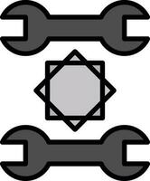 spanner Vector Icon Design