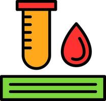 Blood test Vector Icon Design