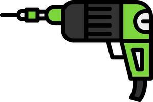 Hand drill Vector Icon Design