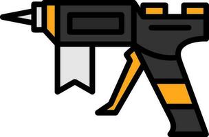 Glue gun Vector Icon Design