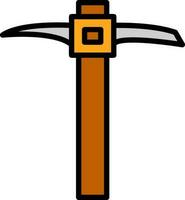 Pickaxe Vector Icon Design