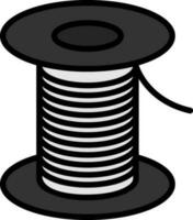 Wire roll Vector Icon Design