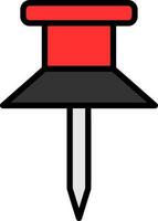 Pin Vector Icon Design