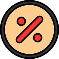 Percent Vector Icon Design