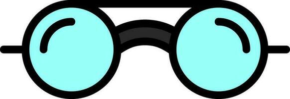 Eyeglasses Vector Icon Design