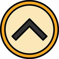 Chevron Up Vector Icon Design