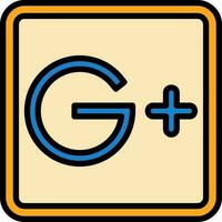 Google Plus Vector Icon Design