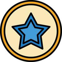 diseño de icono de vector de estrella