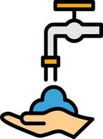 Hand wash Vector Icon Design