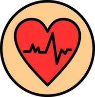 Heartbeat Vector Icon Design