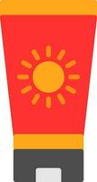 Sun block Vector Icon Design