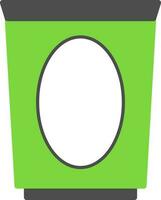 Dustbin Vector Icon Design
