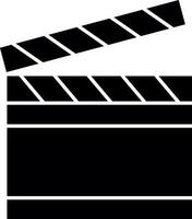 Clapperboard Vector Icon Design