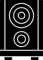 sonido caja vector icono diseño