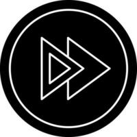 Fast Forward Vector Icon Design