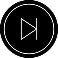 Skip Vector Icon Design