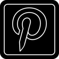 Pinterest Logo Vector Icon Design