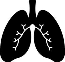 Lungs Vector Icon Design