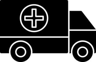 Ambulance Vector Icon Design