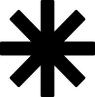 Asterisk Vector Icon Design