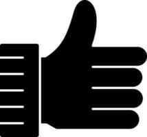 Thumb up Vector Icon Design