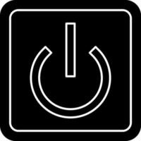 Power Button Off Vector Icon Design