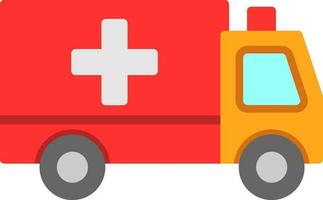 Ambulance Vector Icon Design