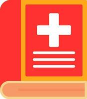 Medical book Vector Icon Design