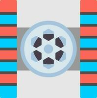 Film reel Vector Icon Design