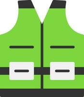 High visibility vest Vector Icon Design