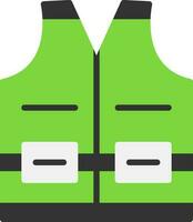 High visibility vest Vector Icon Design