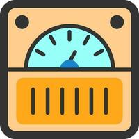 Meter Vector Icon Design